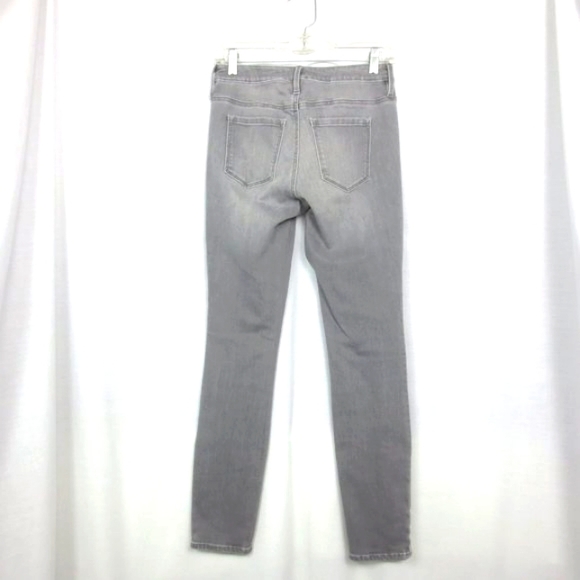 Athleta Gray Jeans Sculptek Soft Stretch Regular Rise Skinny Crop Size 2 - Picture 5 of 11